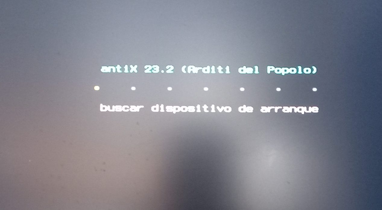 Iniciando Antix live usb